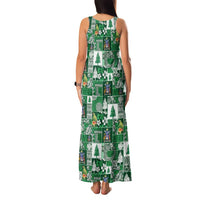 Norfolk Island Meri Krismas Family Matching Tank Maxi Dress and Hawaiian Shirt Pacific Patchwork Xmas Vibes LT9 - Polynesian Pride