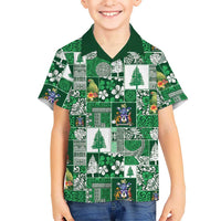 Norfolk Island Meri Krismas Hawaiian Shirt Pacific Patchwork Xmas Vibes - Polynesian Pride
