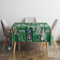Norfolk Island Meri Krismas Tablecloth Pacific Patchwork Xmas Vibes - Polynesian Pride