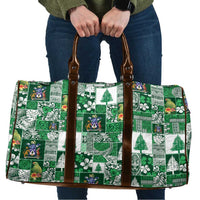 Norfolk Island Meri Krismas Travel Bag Pacific Patchwork Xmas Vibes - Polynesian Pride