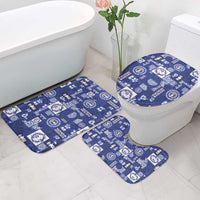 Northern Mariana Islands Magof Nochebuena Bathroom Set Pacific Patchwork Xmas Vibes - Polynesian Pride