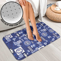 Northern Mariana Islands Magof Nochebuena Bathroom Set Pacific Patchwork Xmas Vibes - Polynesian Pride