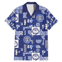 Northern Mariana Islands Magof Nochebuena Family Matching Mermaid Dress and Hawaiian Shirt Pacific Patchwork Xmas Vibes - Polynesian Pride