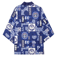 Northern Mariana Islands Magof Nochebuena Kimono Pacific Patchwork Xmas Vibes LT9 - Polynesian Pride