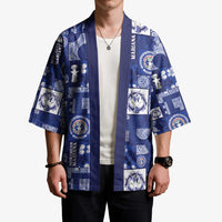 Northern Mariana Islands Magof Nochebuena Kimono Pacific Patchwork Xmas Vibes LT9 - Polynesian Pride