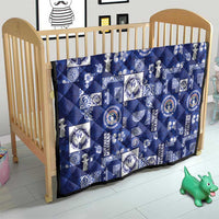 Northern Mariana Islands Magof Nochebuena Quilt Pacific Patchwork Xmas Vibes - Polynesian Pride