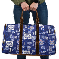 Northern Mariana Islands Magof Nochebuena Travel Bag Pacific Patchwork Xmas Vibes - Polynesian Pride