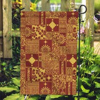 Rotuma Faiakse'ea 'e Kirisimasi Garden Flag Pacific Patchwork Xmas Vibes - Polynesian Pride