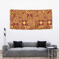 Rotuma Faiakse'ea 'e Kirisimasi Tapestry Pacific Patchwork Xmas Vibes - Polynesian Pride