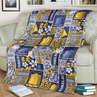 Tokelau Manuia te Kilihimahi Blanket Pacific Patchwork Xmas Vibes - Polynesian Pride