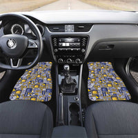 Tokelau Manuia te Kilihimahi Car Mats Pacific Patchwork Xmas Vibes - Polynesian Pride