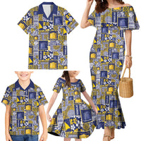 Tokelau Manuia te Kilihimahi Family Matching Mermaid Dress and Hawaiian Shirt Pacific Patchwork Xmas Vibes LT9 - Polynesian Pride