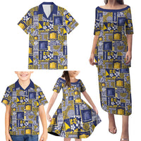 Tokelau Manuia te Kilihimahi Family Matching Puletasi and Hawaiian Shirt Pacific Patchwork Xmas Vibes - Polynesian Pride
