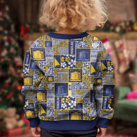 Tokelau Manuia te Kilihimahi Kid Ugly Christmas Sweater Pacific Patchwork Xmas Vibes - Polynesian Pride