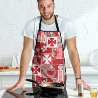 Wallis Et Futuna Kilisimasi Fiefia Apron Pacific Patchwork Xmas Vibes - Polynesian Pride