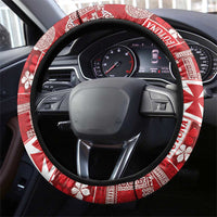 Wallis Et Futuna Kilisimasi Fiefia Steering Wheel Cover Pacific Patchwork Xmas Vibes - Polynesian Pride
