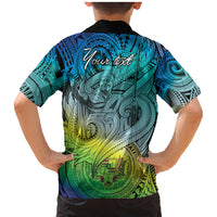 Personalised Aloha King Kamehameha Spirits Family Matching Mermaid Dress and Hawaiian Shirt Art Special LT9 - Polynesian Pride