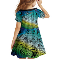 Personalised Aloha King Kamehameha Spirits Family Matching Off Shoulder Long Sleeve Dress and Hawaiian Shirt Art Special LT9 - Polynesian Pride