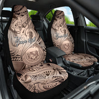 Personalised Aloha King Kamehameha Spirits Car Seat Cover Beige Special