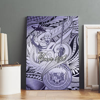 Personalised Aloha King Kamehameha Spirits Canvas Wall Art Violet Special