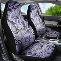 Personalised Aloha King Kamehameha Spirits Car Seat Cover Violet Special