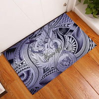 Personalised Aloha King Kamehameha Spirits Rubber Doormat Violet Special