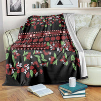Fiji Masi Bula Tagimoucia Flowers Blanket