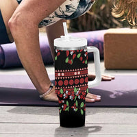 Fiji Masi Bula Tagimoucia Flowers Tumbler With Handle