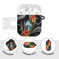 Hafa Adai Guam AirPods Case Guahan Seal Chamorro Stones Tribal - Polynesian Pride