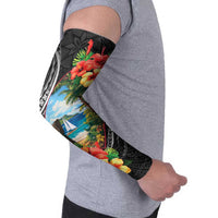 Hafa Adai Guam Arm Sleeves Guahan Seal Chamorro Stones Tribal - Polynesian Pride