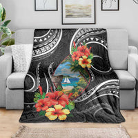 Hafa Adai Guam Blanket Guahan Seal Chamorro Stones Tribal