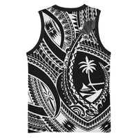 Hafa Adai Guam Inspired Tattoo Basketball Jersey - Polynesian Pride