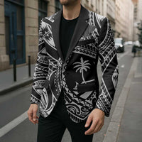 Hafa Adai Guam Inspired Tattoo Blazer - Polynesian Pride