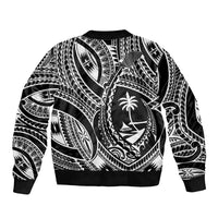 Hafa Adai Guam Inspired Tattoo Bomber Jacket