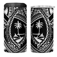 Hafa Adai Guam Inspired Tattoo 4 in 1 Can Cooler Tumbler
