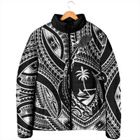 Hafa Adai Guam Inspired Tattoo Padded Jacket - Polynesian Pride