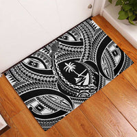Hafa Adai Guam Inspired Tattoo Rubber Doormat