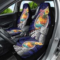 Hafa Adai Guam Seal Latte Stones Artwork Car Seat Cover