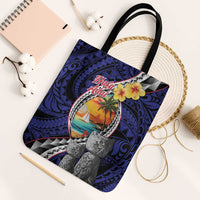 Hafa Adai Guam Seal Latte Stones Artwork Tote Bag - Polynesian Pride