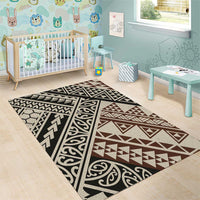 Niho Taniwha Kowhaiwhai Area Rug