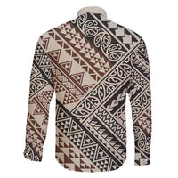 Niho Taniwha Kowhaiwhai Family Matching Puletasi and Hawaiian Shirt LT9 - Polynesian Pride