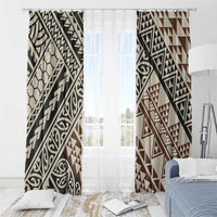 Niho Taniwha Kowhaiwhai Window Curtain