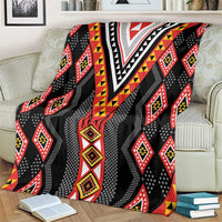 Niho Taniwha Taniko Motif Blanket