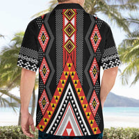 Niho Taniwha Taniko Motif Hawaiian Shirt