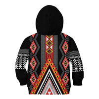 Niho Taniwha Taniko Motif Kid Hoodie