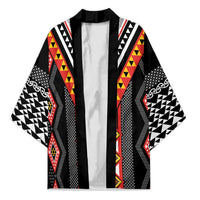 Niho Taniwha Taniko Motif Kimono - Polynesian Pride