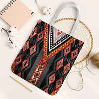 Niho Taniwha Taniko Motif Tote Bag - Polynesian Pride