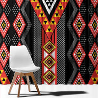 Niho Taniwha Taniko Motif Window Curtain