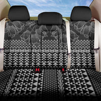 Black Taniko Kowhaiwhai Tukutuku Motif Back Car Seat Cover