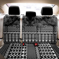 Black Taniko Kowhaiwhai Tukutuku Motif Back Car Seat Cover